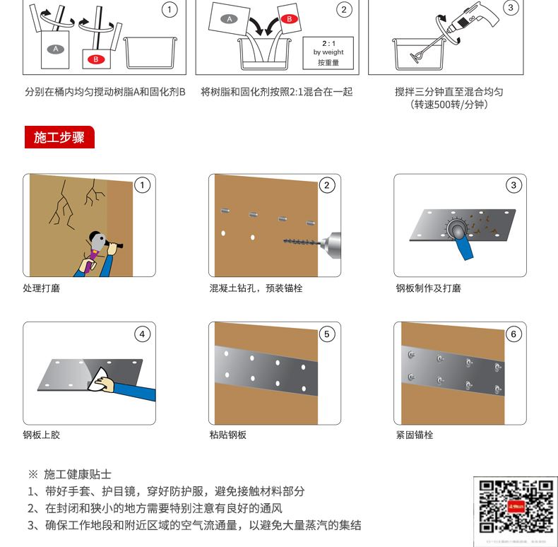 包钢樟树粘钢加固施工过程